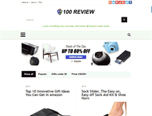 Tablet Screenshot of 100review.com